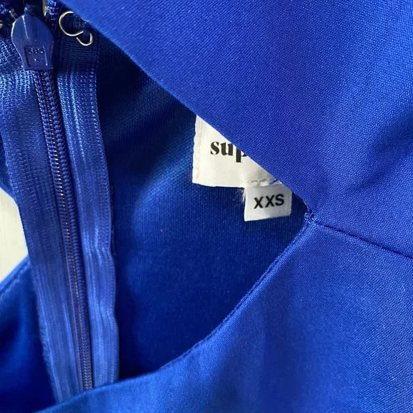 superdown Leslie royal blue cutout Jumpsuit - Picture 3 of 4